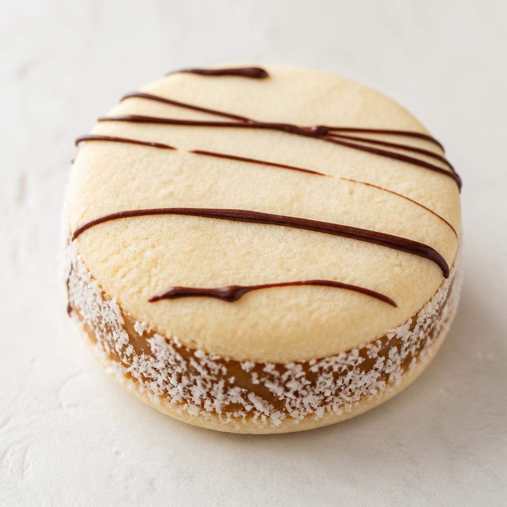 Alfajor de Maizena com Fios de Chocolate