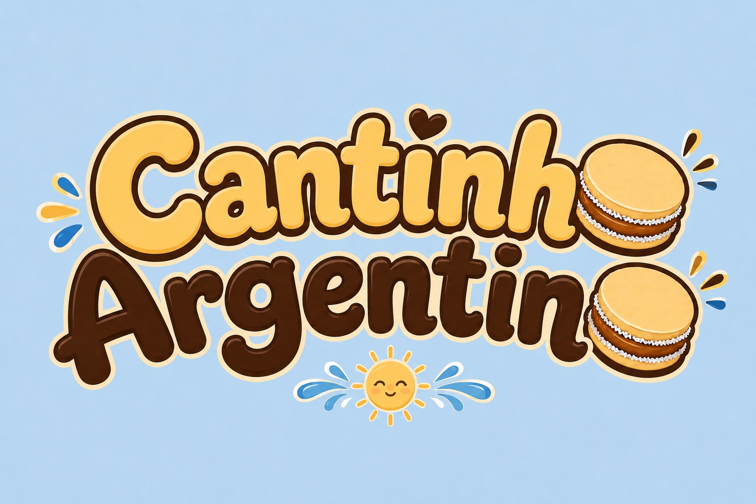 Alfajor em cafeteria